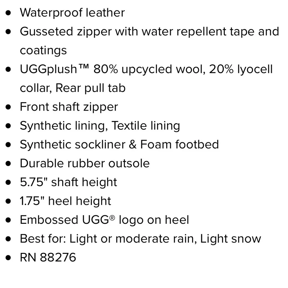 NWT Ugg Czeriesa panther print waterproof boots